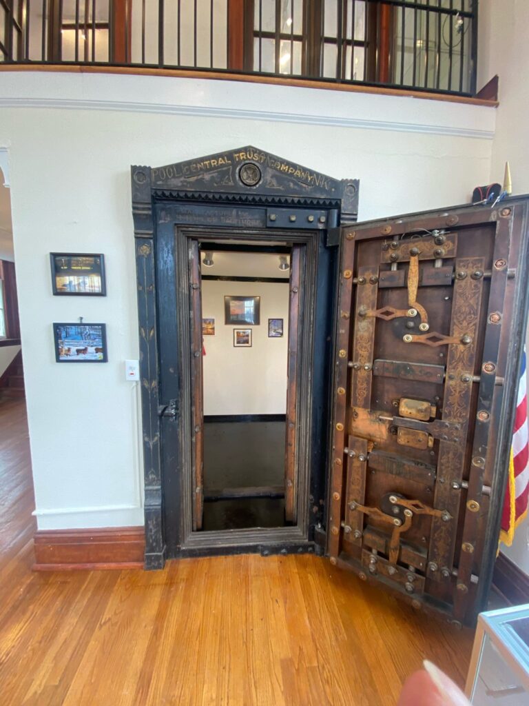Historic Medley Inc. Old Town Hall and Bank Museum Vault Door